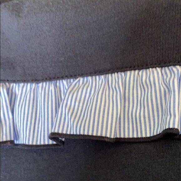 Talbot’s petites sweater navy ruffled top size Mp - Picture 6 of 8